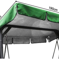 OUNUO Replacement Canopy for Swing Seat Chair, Universal Coloured Replacement Roof Cover Patio Hammock Cover Top Garden Outdoor