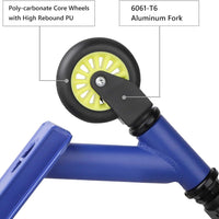 OUNUO Pro Stunt Scooter - Kick Scooter with ABEC 7 ball bearings,CNC 6061-T6 Aluminum Fork - Intermediate and Beginner Freestyle Tricks Scooters for Kids 8 Years and Up, Teens and Adults