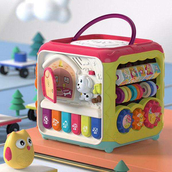 Baby Activity Cube Play Centre Music Toys Gift Educational Early Learning