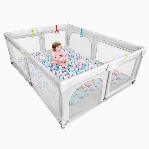 spacious enough for babies to stretch, play and learn