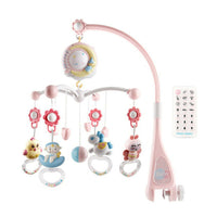 Baby Musical Crib Bed Bell Cot Mobile Moon & Star Dream Light Nusery Lullaby Toy
