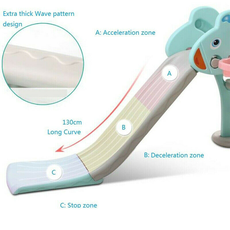 Dripex Kids Swing Set Playground Slide Children Play Area Outdoor Garden Toddler Baby