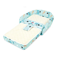 Baby Travel Cot Bed Foldable Newborn Crib Infant Portable Booster Seat Highchair