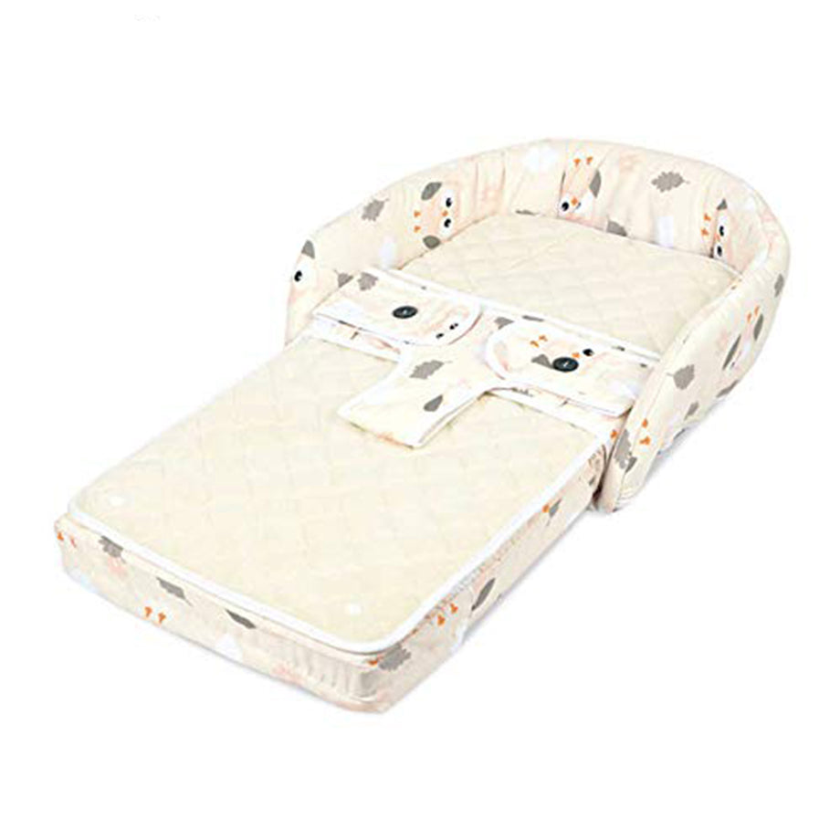 Baby Travel Cot Bed Foldable Newborn Crib Infant Portable Booster Seat Highchair