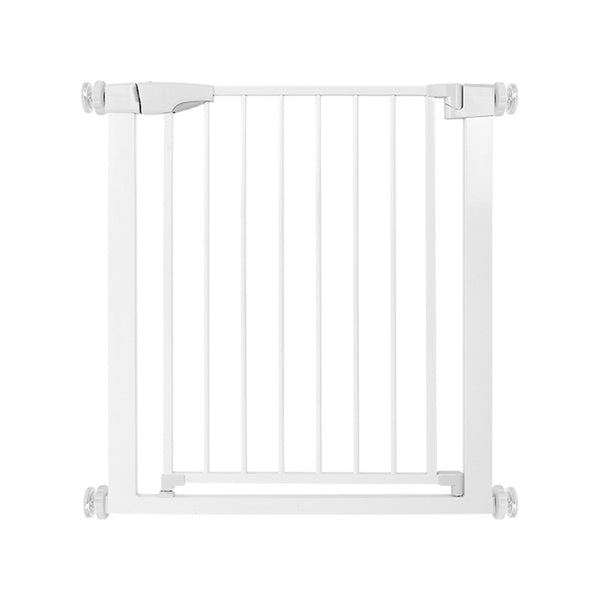 Auto Close Pressure Fit Safety Gate Door Barrier Home Indoor Stair Fence White