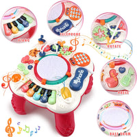 Baby Play Learn Activity Table Musical Toys 6 12 Months Toddler Early Education