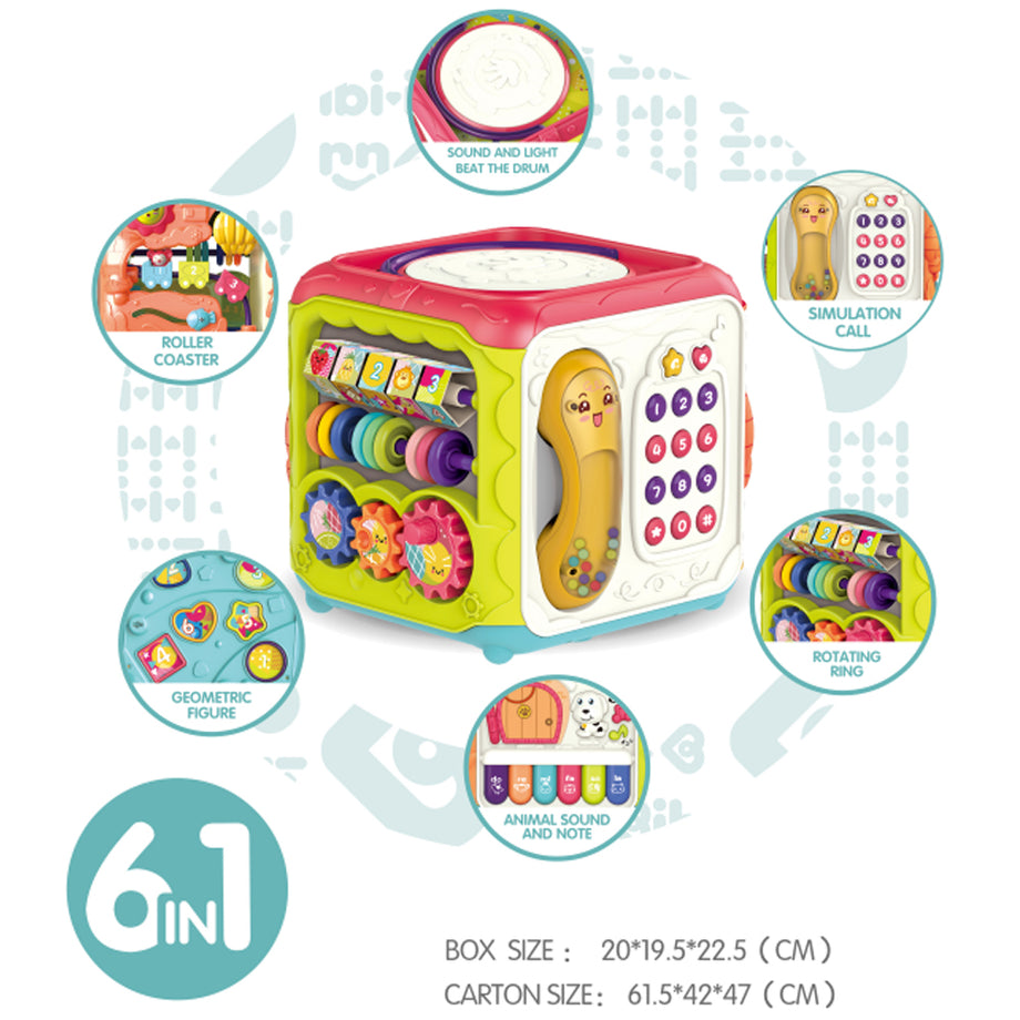 Baby Activity Cube Play Centre Music Toys Gift Educational Early Learning