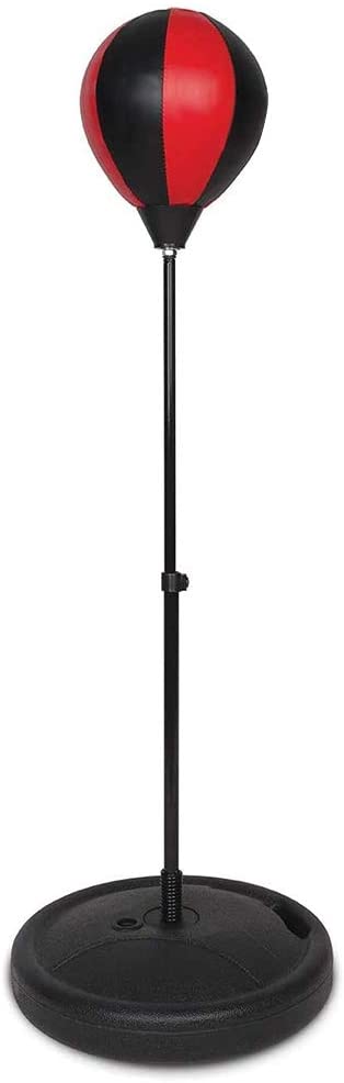 Dprodo Punching Bag with Stand Reflex Speed Bag for Kids 3-10 Easy to Assemble