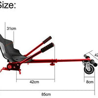 Hover Go Karts Hoverboard Seat Attachment 6.5" 8" 10" Adjustable Accessory for Kids Adults