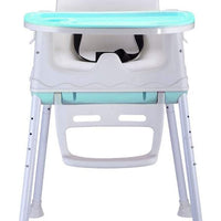 iropro High Chair for Baby and Toddler Booster Seat, with Removable Tray, 3-piont Harness and Adjustable Height Legs, Easy to Assemble Clean Dining Chair for Boys and Girls