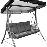 OUNUO Replacement Canopy for Swing Seat Chair, Universal Coloured Replacement Roof Cover Patio Hammock Cover Top Garden Outdoor