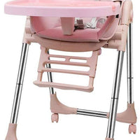 Yoleo Compact Baby High Chair for Babies and Toddlers with Removable Tray,5 Point Seat Belt Highchairs from 6 Months to 4 Years Old (Mint Green)