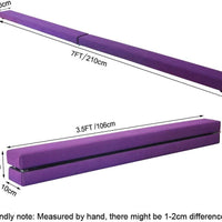Dripex Folding Gymnastics Balance Beam 7FT