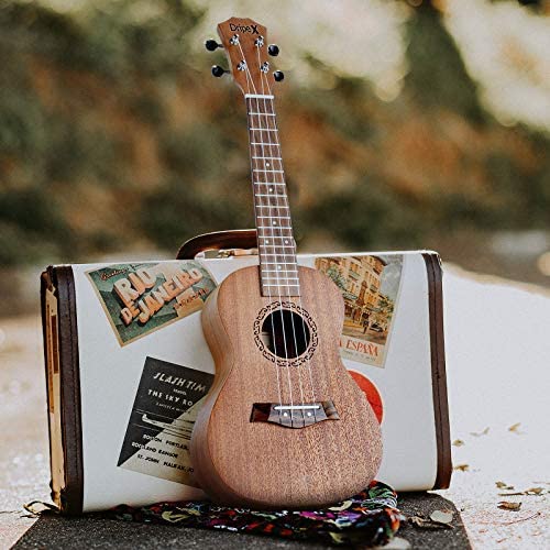 Dripex Soprano Ukulele 23 Inch with Beginner Kit