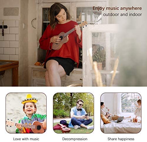 Dripex Soprano Ukulele 23 Inch with Beginner Kit