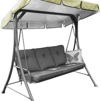 OUNUO Replacement Canopy for Swing Seat Chair, Universal Coloured Replacement Roof Cover Patio Hammock Cover Top Garden Outdoor