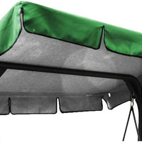 OUNUO Replacement Canopy for Swing Seat Chair, Universal Coloured Replacement Roof Cover Patio Hammock Cover Top Garden Outdoor