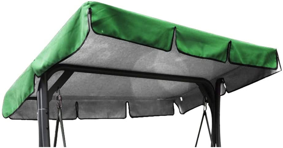 OUNUO Replacement Canopy for Swing Seat Chair, Universal Coloured Replacement Roof Cover Patio Hammock Cover Top Garden Outdoor