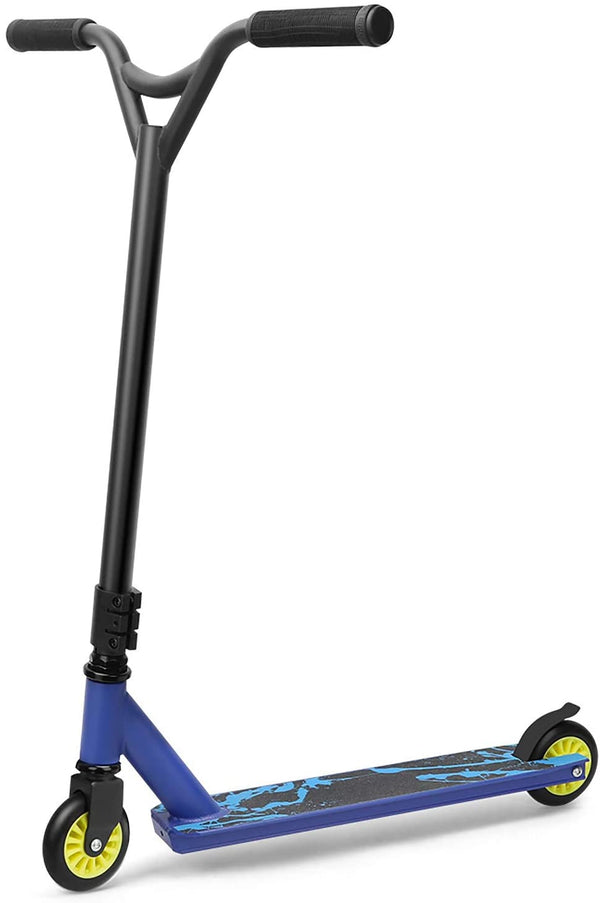 OUNUO Pro Stunt Scooter - Kick Scooter with ABEC 7 ball bearings，CNC 6061-T6 Aluminum Fork - Intermediate and Beginner Freestyle Tricks Scooters for Kids 8 Years and Up, Teens and Adults