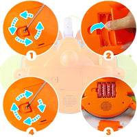 Kids Drum Kit Toy Drum Set Baby Musical Instruments for Toddlers Nursery Rhymes Electronic for Children Kid Boys Girls 3 4 5 Year Olds