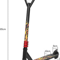 OUNUO Pro Stunt Scooter - Kick Scooter with ABEC 7 ball bearings，CNC 6061-T6 Aluminum Fork - Intermediate and Beginner Freestyle Tricks Scooters for Kids 8 Years and Up, Teens and Adults