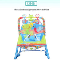 Baby Bouncer Soothing Vibration Rocker Cradle, Swing and Seat Chair Set, Soft Musical, Toys, Adjustable Recline Positions, Suit for Infant to Toddler