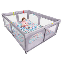 Dripex Kids Safety Activity Center Indoor Outdoor Toddler Fence with Breathable Mesh Extra Large Play Yard for Boys Girls Babies, 150x200cm