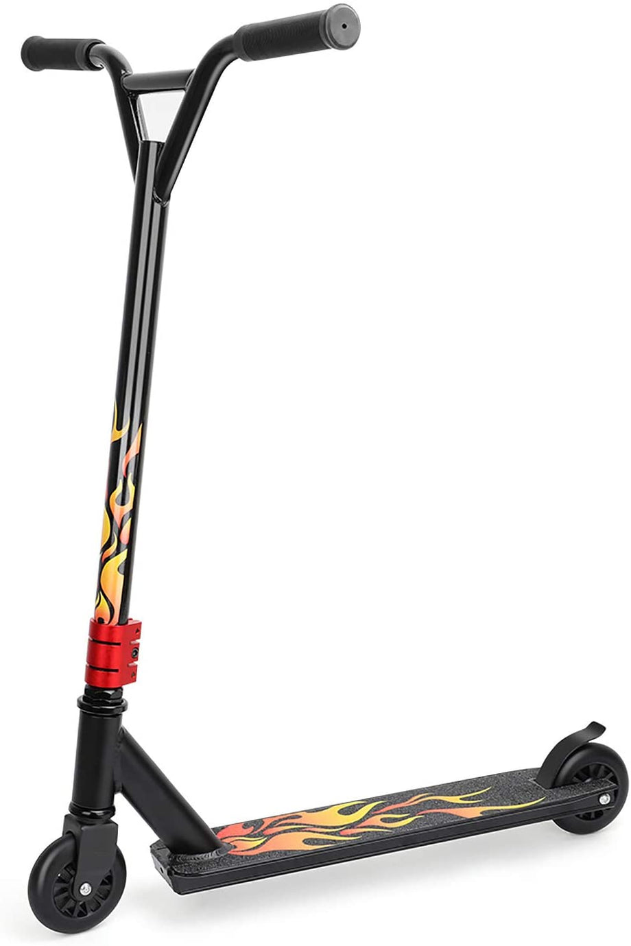 OUNUO Pro Stunt Scooter - Kick Scooter with ABEC 7 ball bearings，CNC 6061-T6 Aluminum Fork - Intermediate and Beginner Freestyle Tricks Scooters for Kids 8 Years and Up, Teens and Adults