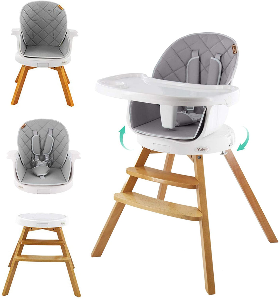 YOLEO High Chair for Toddlers Folding Compact Portable Booster