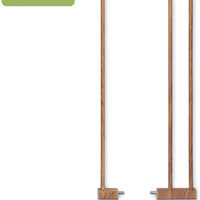 Dripex Stair Gate for Baby and Pet, Baby Safety Gate Pressure Fit, Metal Safety Gate for Doors and Stairs, Adjustable 75 cm - 82cm, One-Handed Operation, Auto Close Baby Gate, Wood Pattern Color