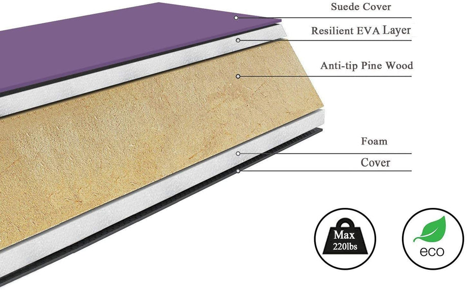 Dripex Folding Gymnastics Balance Beam 7FT