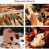 Dripex Soprano Ukulele 23 Inch with Beginner Kit