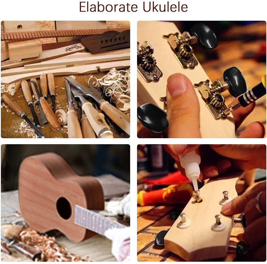 Dripex Soprano Ukulele 23 Inch with Beginner Kit