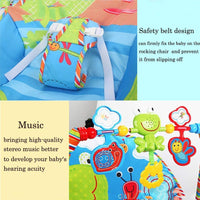 Baby Bouncer Soothing Vibration Rocker Cradle, Swing and Seat Chair Set, Soft Musical, Toys, Adjustable Recline Positions, Suit for Infant to Toddler