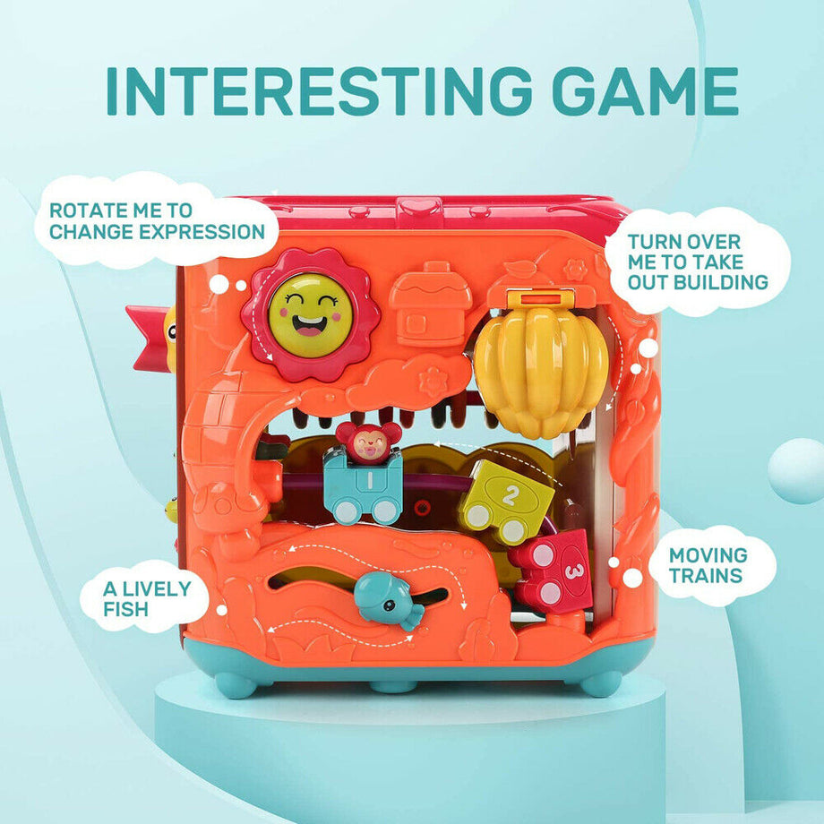 Baby Activity Cube Play Centre Music Toys Gift Educational Early Learning