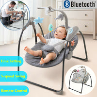 Electric Rocker Baby Bouncer Swing Chair Outdoor Garden Rocking Cradle Seat Crib