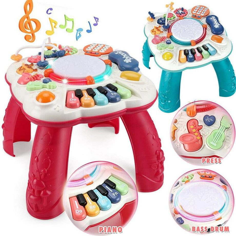 Baby Play Learn Activity Table Musical Toys 6 12 Months Toddler Early Education