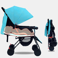Foldable Baby Trolley Stroller Pushchair Pram Toddler Buggy Lightweight Travel