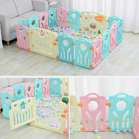 Large Foldable Baby Playpen Kids Plastic Play Pens Room Divider Toy