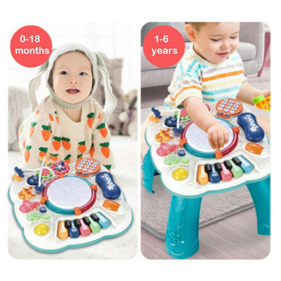 Baby Play Learn Activity Table Musical Toys 6 12 Months Toddler Early Education