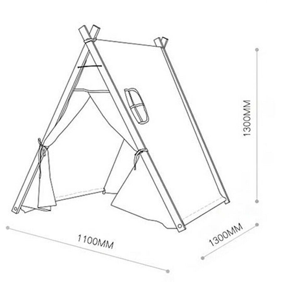 Large Teepee Tent for Adult&Kids Wedding Party Decor Indoor Outdoor Play House