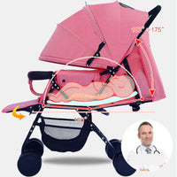 Foldable Baby Trolley Stroller Pushchair Pram Toddler Buggy Lightweight Travel