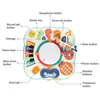 Baby Play Learn Activity Table Musical Toys 6 12 Months Toddler Early Education