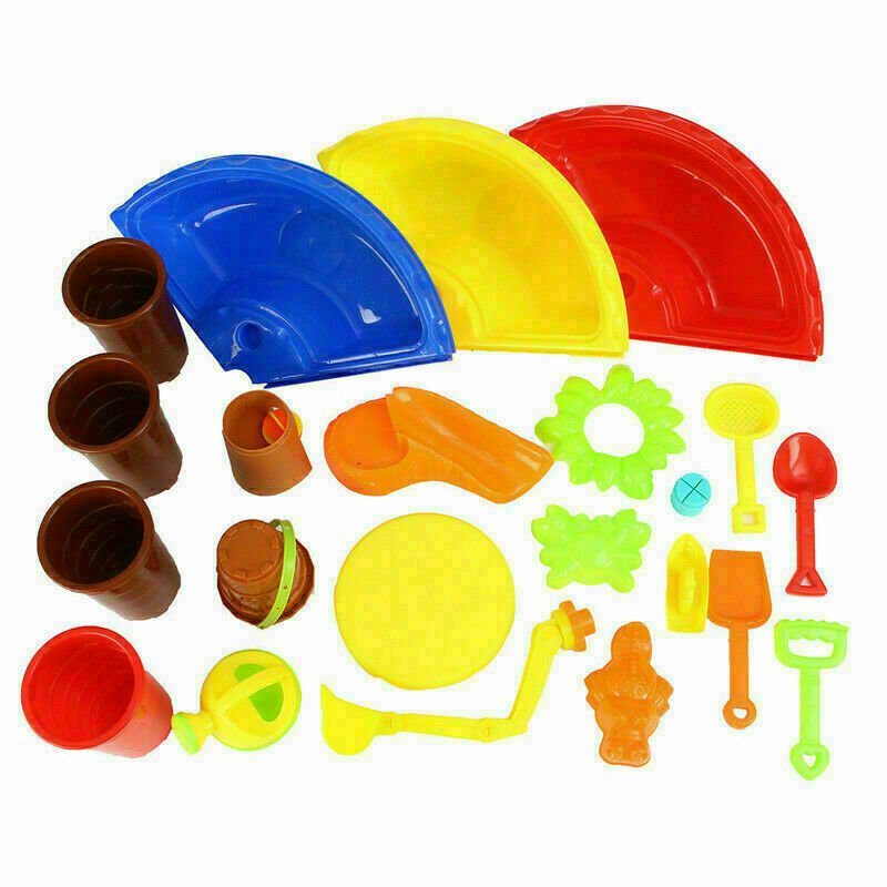 KIDS CHILDRENS SAND AND WATER TABLE GIRLS BOYS SANDPIT OUTDOOR GARDEN PLAY TOYS