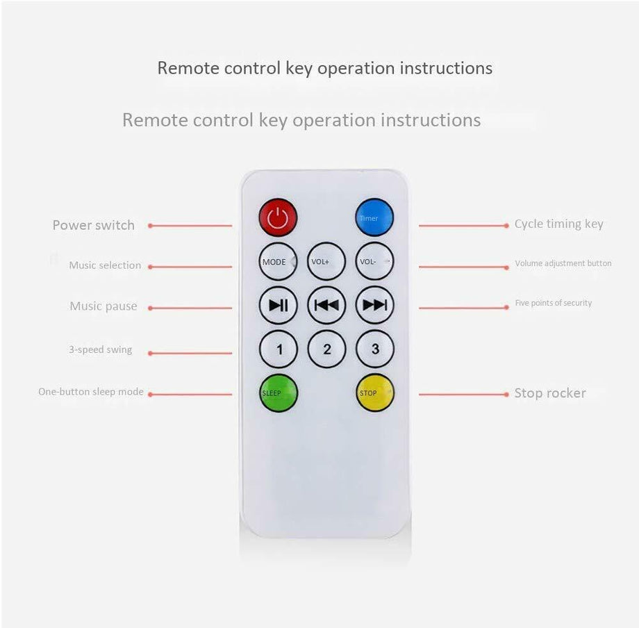 Newborn Multi-function Music Electric Swing Chair Infant Baby Rocking Chair Toy