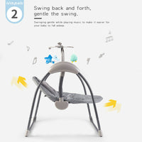 Electric Rocker Baby Bouncer Swing Chair Outdoor Garden Rocking Cradle Seat Crib