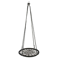 Kids Baby Rope Swings Seat Garden Climbing Frame Outdoor UFO Round Crows Nest