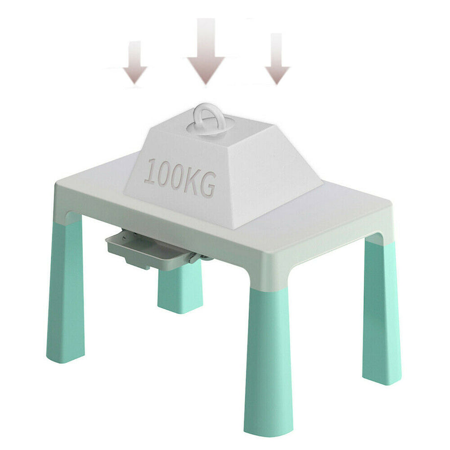 Kids Table and Chair Set Height Adjustable Children Toddler Activity Desk-Tough