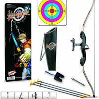 Bow and Arrow Archery Shooting Set Target Kids Toy Outdoor Indoor Fun Game Gift