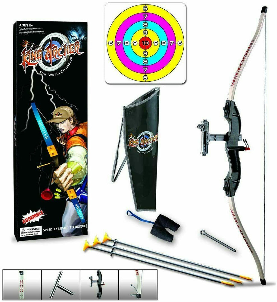 Bow and Arrow Archery Shooting Set Target Kids Toy Outdoor Indoor Fun Game Gift